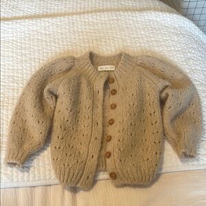 Rylee + Cru Knit Cardigan with Wooden Buttons